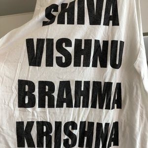 Hindu deity gods cotton dress slogan graphic tee Mini Dress